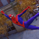 Against the “real” background of New York, this suit looks so wrong, yet so good.